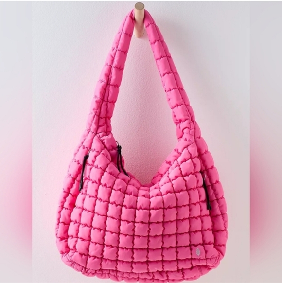 FP Movement by Free People Pink Quilted Carryall, NWT - Picture 2 of 5